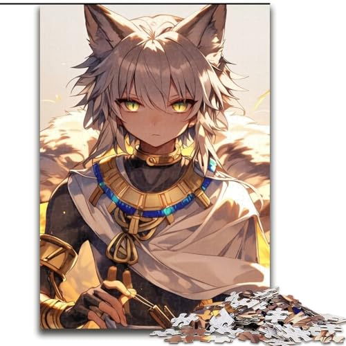 Puzzle 1000 Teile für Erwachsene, Anime-Junge, Stressabbau, schwierige Herausforderung, Wichtelgeschenke für Kinder ab 14 Jahren (Größe 50x75cm) von NBDSOYEWO