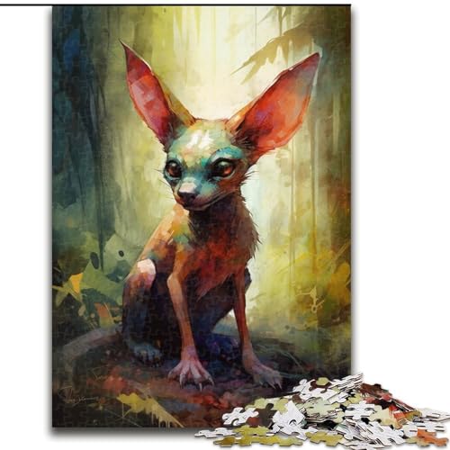 Puzzle 1000 Teile für Erwachsene, Aquarellkatze aus Holz, für Teenager ab 14 Jahren, Heimdekoration 50x75cm, für Teenager und Familienspaß Puzzle 1000 Teile für Erwachsene, Aquarellkatze aus Holz, für Teenager ab 14 Jahren, Heimdekoration 50x75cm, für Teenager und Familienspaß von NBDSOYEWO