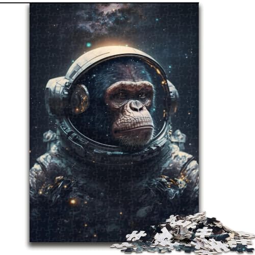 Puzzle 1000 Teile für Erwachsene, Astronaut, Schimpanse, aus Holz, EIN tolles Geschenk für Familienspaß, 50x75cm, Lernspielzeug für Teenager, Heimbüro-Dekor Puzzle 1000 Teile für Erwachsene, Astronaut, Schimpanse, aus Holz, EIN tolles Geschenk für Familienspaß, 50x75cm, Lernspielzeug für Teenager, Heimbüro-Dekor von NBDSOYEWO