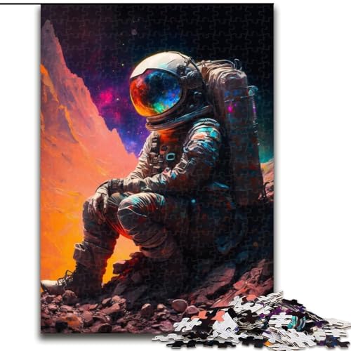 Puzzle 1000 Teile für Erwachsene, Astronaut, aus Holz, für Teenager ab 14 Jahren, Heimdekoration, 50x75cm, für Teenager und Familienspaß Puzzle 1000 Teile für Erwachsene, Astronaut, aus Holz, für Teenager ab 14 Jahren, Heimdekoration, 50x75cm, für Teenager und Familienspaß von NBDSOYEWO