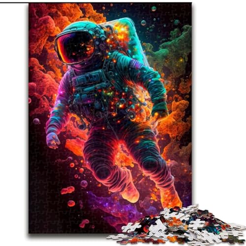 Puzzle 1000 Teile für Erwachsene, Astronaut im Galaxiehelm, aus Holz, für Teenager ab 14 Jahren, Heimdekoration, 50x75cm, für Teenager und Familienspaß Puzzle 1000 Teile für Erwachsene, Astronaut im Galaxiehelm, aus Holz, für Teenager ab 14 Jahren, Heimdekoration, 50x75cm, für Teenager und Familienspaß von NBDSOYEWO