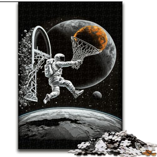 Puzzle 1000 Teile für Erwachsene, Astronautenfußball, aus Holz, EIN tolles Geschenk für Familienspaß, 50x75cm, Lernspielzeug für Teenager, Heimbüro-Dekor Puzzle 1000 Teile für Erwachsene, Astronautenfußball, aus Holz, EIN tolles Geschenk für Familienspaß, 50x75cm, Lernspielzeug für Teenager, Heimbüro-Dekor von NBDSOYEWO