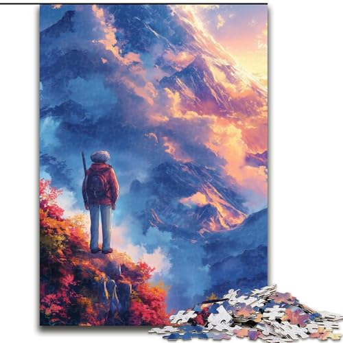 Puzzle 1000 Teile für Erwachsene, Flugzeuge in den Wolken, anspruchsvolles Denkspiel für Teenager, Spaß für den Spieleabend mit der Familie (Größe: 26x38cm) von NBDSOYEWO