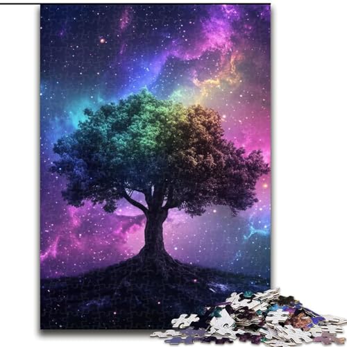 Puzzle 1000 Teile für Erwachsene, Galaxie-Baum des Lebens, aus Holz, perfekt für Familienspaß an Geburtstagen, Weihnachten, 50x75cm, Geburtstagsgeschenkidee, anspruchsvolles Denkspiel Puzzle 1000 Teile für Erwachsene, Galaxie-Baum des Lebens, aus Holz, perfekt für Familienspaß an Geburtstagen, Weihnachten, 50x75cm, Geburtstagsgeschenkidee, anspruchsvolles Denkspiel von NBDSOYEWO