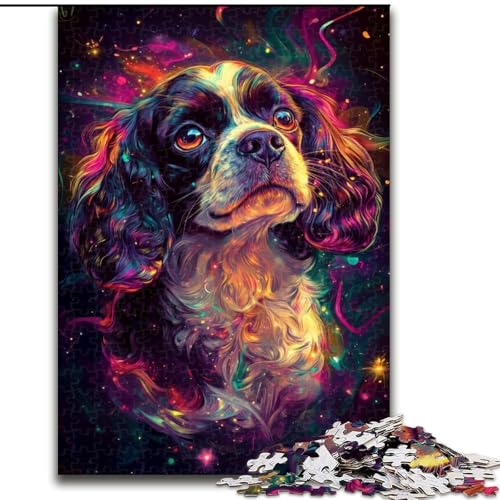 Puzzle 1000 Teile für Erwachsene, Galaxie-Hund, aus Holz, für Teenager ab 14 Jahren, Heimdekoration, 50x75cm, für Teenager und Familienspaß Puzzle 1000 Teile für Erwachsene, Galaxie-Hund, aus Holz, für Teenager ab 14 Jahren, Heimdekoration, 50x75cm, für Teenager und Familienspaß von NBDSOYEWO