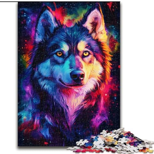 Puzzle 1000 Teile für Erwachsene, Galaxy Labrador, aus Holz, EIN tolles Geschenk für Familienspaß, 50x75cm, Lernspielzeug für Teenager, Heimbüro-Dekor Puzzle 1000 Teile für Erwachsene, Galaxy Labrador, aus Holz, EIN tolles Geschenk für Familienspaß, 50x75cm, Lernspielzeug für Teenager, Heimbüro-Dekor von NBDSOYEWO