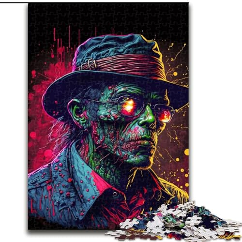 Puzzle 1000 Teile für Erwachsene, Gangster-Zombie-Denken, aus Holz, EIN tolles Geschenk für Familienspaß, 50x75cm, Lernspielzeug für Teenager, Heimbüro-Dekor Puzzle 1000 Teile für Erwachsene, Gangster-Zombie-Denken, aus Holz, EIN tolles Geschenk für Familienspaß, 50x75cm, Lernspielzeug für Teenager, Heimbüro-Dekor von NBDSOYEWO