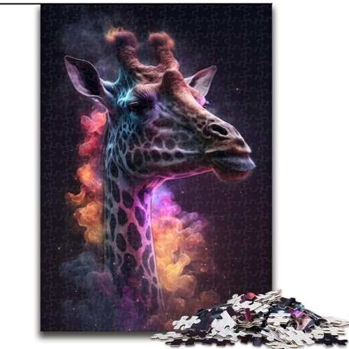 Puzzle 1000 Teile für Erwachsene, Giraffenwolke aus Holz, für Teenager ab 14 Jahren, Heimdekoration 50x75cm, für Teenager und Familienspaß Puzzle 1000 Teile für Erwachsene, Giraffenwolke aus Holz, für Teenager ab 14 Jahren, Heimdekoration 50x75cm, für Teenager und Familienspaß von NBDSOYEWO