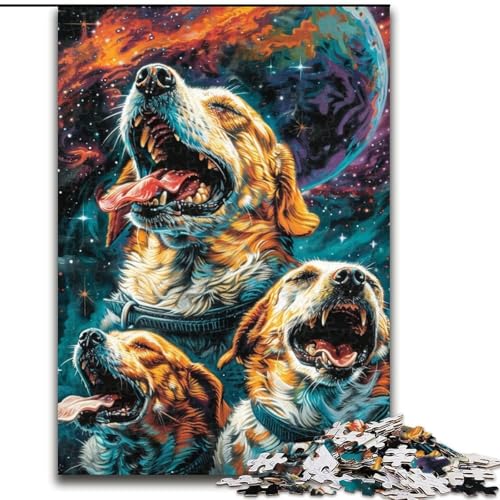 Puzzle 1000 Teile für Erwachsene, Hunde im Weltraum, Denkspiel für Teenager, Familienspieleabend, 50x75cm Puzzle 1000 Teile für Erwachsene, Hunde im Weltraum, Denkspiel für Teenager, Familienspieleabend, 50x75cm von NBDSOYEWO