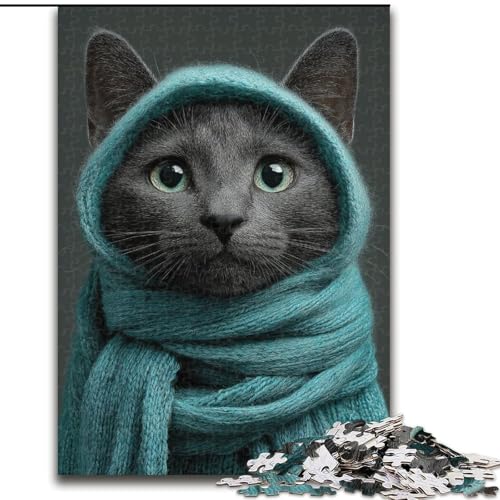 Puzzle 1000 Teile für Erwachsene, Kunst-Katzen-Puzzle, Familienaktivitätsspiel für Teenager, anspruchsvolles Denkspiel, 50x75cm Puzzle 1000 Teile für Erwachsene, Kunst-Katzen-Puzzle, Familienaktivitätsspiel für Teenager, anspruchsvolles Denkspiel, 50x75cm von NBDSOYEWO