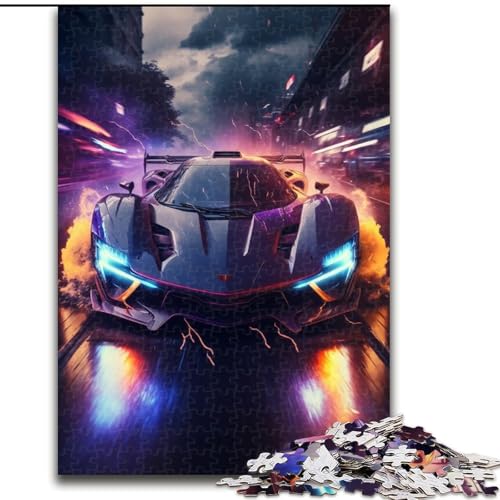 Puzzle 1000 Teile für Erwachsene, Kunst-Sportwagen aus Holz, hochschwieriges Denkspiel für Jugendliche, 50x75cm, herausfordernd und unterhaltsam, Familienaktivität Puzzle 1000 Teile für Erwachsene, Kunst-Sportwagen aus Holz, hochschwieriges Denkspiel für Jugendliche, 50x75cm, herausfordernd und unterhaltsam, Familienaktivität von NBDSOYEWO