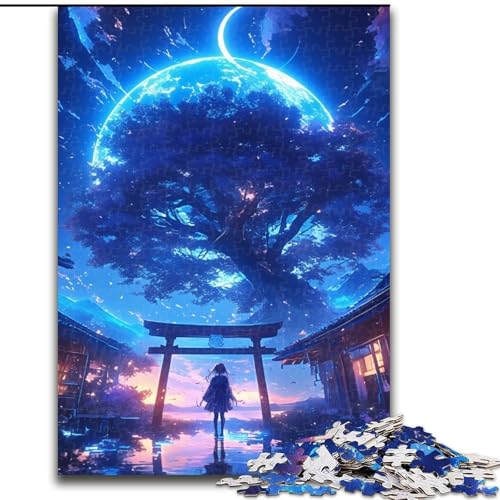 Puzzle 1000 Teile für Erwachsene, Torii-Tor und Lebensbaum, aus Holz, EIN tolles Geschenk für Familienspaß, 50x75cm, Lernspielzeug für Teenager, Heimbüro-Dekor Puzzle 1000 Teile für Erwachsene, Torii-Tor und Lebensbaum, aus Holz, EIN tolles Geschenk für Familienspaß, 50x75cm, Lernspielzeug für Teenager, Heimbüro-Dekor von NBDSOYEWO