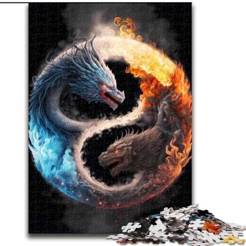 Puzzle 1000 Teile für Erwachsene, Yin und Yang, aus Holz, EIN tolles Geschenk für Familienspaß, 50x75cm, Lernspielzeug für Teenager, Heimbüro-Dekor Puzzle 1000 Teile für Erwachsene, Yin und Yang, aus Holz, EIN tolles Geschenk für Familienspaß, 50x75cm, Lernspielzeug für Teenager, Heimbüro-Dekor von NBDSOYEWO