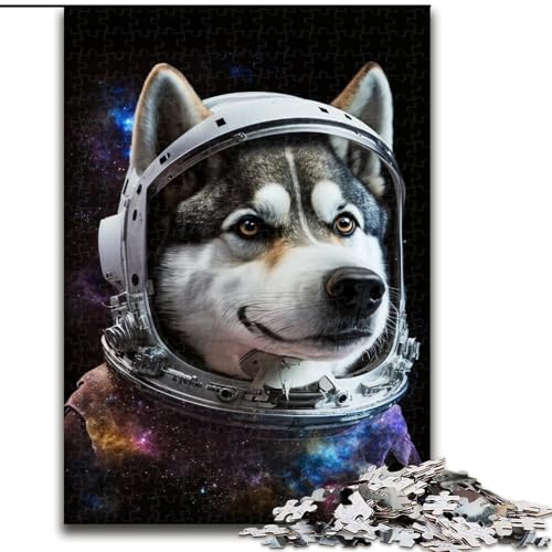 Puzzle 1000 Teile für Erwachsene Astronaut Husky aus Holz, Geschenk für Männer und Frauen, Alltag und besondere Anlässe, 50x75cm, für interaktives Familienspiel Puzzle 1000 Teile für Erwachsene Astronaut Husky aus Holz, Geschenk für Männer und Frauen, Alltag und besondere Anlässe, 50x75cm, für interaktives Familienspiel von NBDSOYEWO