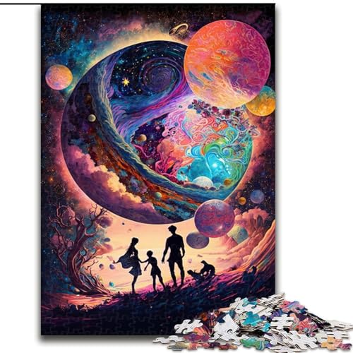 Puzzle 1000 Teile für Erwachsene Astronaut aus Holz, Hochschwieriges Denkspiel für Jugendliche 50x75cm Herausfordernd & Unterhaltsam, Familienaktivität Puzzle 1000 Teile für Erwachsene Astronaut aus Holz, Hochschwieriges Denkspiel für Jugendliche 50x75cm Herausfordernd & Unterhaltsam, Familienaktivität von NBDSOYEWO