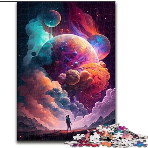 Puzzle 1000 Teile für Erwachsene Außerirdischer Planet aus Holz, hochschwieriges Denkspiel für Jugendliche, 50x75cm, herausfordernd und unterhaltsam, Familienaktivität Puzzle 1000 Teile für Erwachsene Außerirdischer Planet aus Holz, hochschwieriges Denkspiel für Jugendliche, 50x75cm, herausfordernd und unterhaltsam, Familienaktivität von NBDSOYEWO