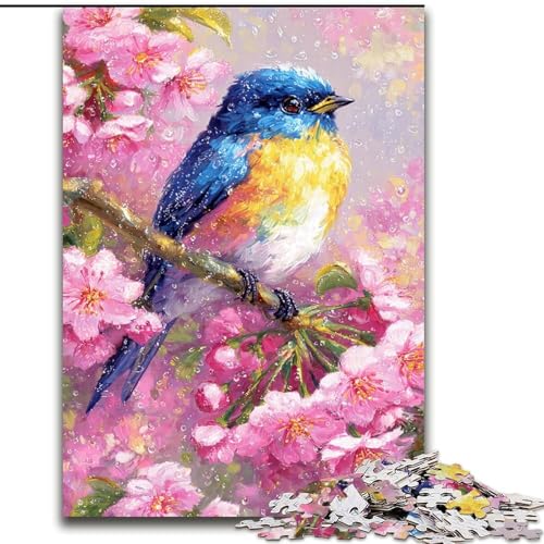 Puzzle 1000 Teile für Erwachsene Blumen Spatzenpuzzle Familienaktivitätsspiel für Teenager, anspruchsvolles Denkspiel 50X75CM Puzzle 1000 Teile für Erwachsene Blumen Spatzenpuzzle Familienaktivitätsspiel für Teenager, anspruchsvolles Denkspiel 50X75CM von NBDSOYEWO