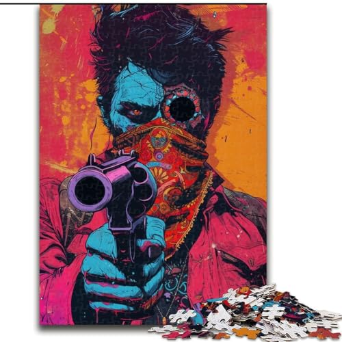Puzzle 1000 Teile für Erwachsene Killer aus Holz, perfekt für Familienspaß an Geburtstagen, Weihnachten 50x75cm Geburtstagsgeschenkidee, anspruchsvolles Denkspiel Puzzle 1000 Teile für Erwachsene Killer aus Holz, perfekt für Familienspaß an Geburtstagen, Weihnachten 50x75cm Geburtstagsgeschenkidee, anspruchsvolles Denkspiel von NBDSOYEWO