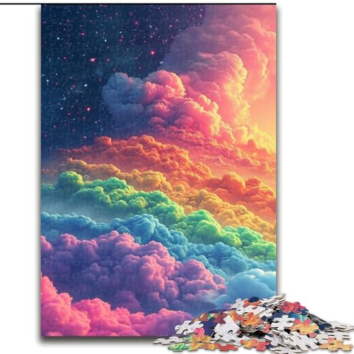 Puzzle 1000 Teile für Erwachsene RegenbogenwelleRegenbogenwelle aus Holz, perfekt für Familienspaß an Geburtstagen, Weihnachten 50x75cm Geburtstagsgeschenkidee, anspruchsvolles Denkspiel Puzzle 1000 Teile für Erwachsene RegenbogenwelleRegenbogenwelle aus Holz, perfekt für Familienspaß an Geburtstagen, Weihnachten 50x75cm Geburtstagsgeschenkidee, anspruchsvolles Denkspiel von NBDSOYEWO