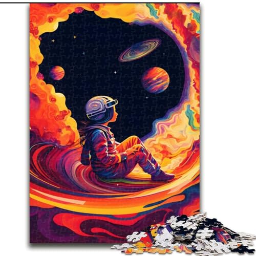 Puzzle 1000 Teile für Erwachsene und Mädchen im Weltraum. Aus Holz, anspruchsvolles Denkspiel für Teenager, 50x75cm, herausfordernd und unterhaltsam, Familienaktivität Puzzle 1000 Teile für Erwachsene und Mädchen im Weltraum. Aus Holz, anspruchsvolles Denkspiel für Teenager, 50x75cm, herausfordernd und unterhaltsam, Familienaktivität von NBDSOYEWO