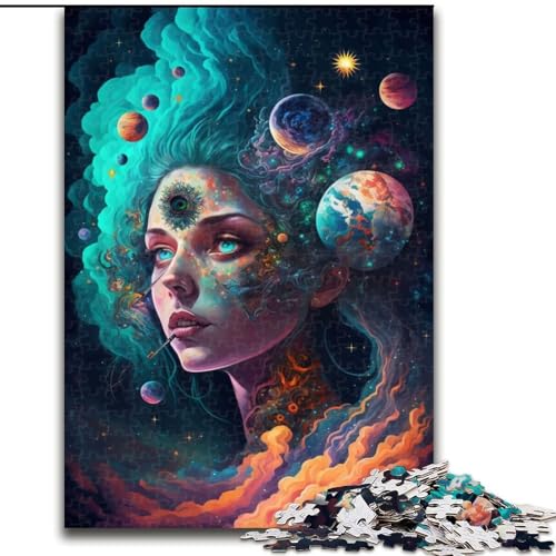 Puzzle 1000 Teile für Teenager, Cosmic High, für Kinder ab 14 Jahren, Lernspiel, Herausforderung, Spielzeug, Geschenk zum Geburtstag (Größe 26x38cm) von NBDSOYEWO