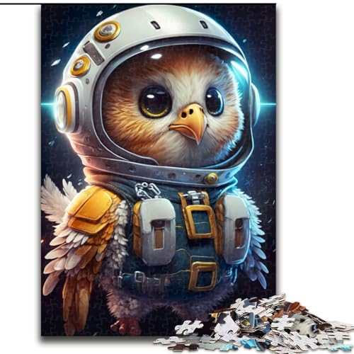 Puzzle 1000 Teile für Teenager, Geschenke, Astronaut, Weltraumadler, Spielzeug, intellektuelles Spiel, stärkt die Liebe zwischen Paaren, für Kinder ab 14 Jahren (Größe 50x75cm) von NBDSOYEWO
