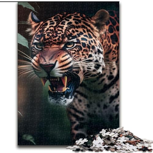 Puzzle 1000 Teile für Teenager, Jaguar, für Kinder ab 14 Jahren, Lernspiel, Herausforderung, Spielzeug, Geschenk zum Geburtstag (Größe 26x38cm) von NBDSOYEWO