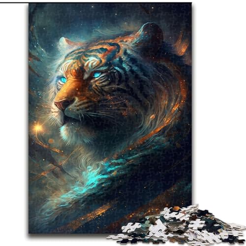 Puzzle 1000 Teile für Teenager, Nebeltiger, für Kinder ab 14 Jahren, Lernspiel, Herausforderung, Spielzeug, Geschenk zum Geburtstag (Größe 50x75cm) von NBDSOYEWO