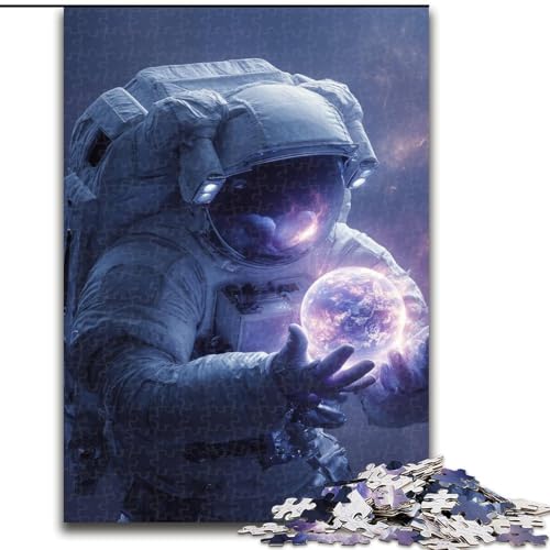 Puzzle 1000 Teile für Teenager, Weltraumastronaut, Spielzeug, Denkspiel, stärkt die Liebe zwischen Paaren, für Kinder ab 14 Jahren (Größe 26x38cm) von NBDSOYEWO