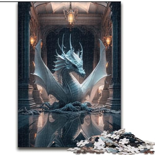 Puzzle 1000 Teile für Teenager, tapferer Drache, für Kinder ab 14 Jahren, Lernspiel, Herausforderung, Spielzeug, Geschenk zum Geburtstag (Größe 50x75cm) von NBDSOYEWO