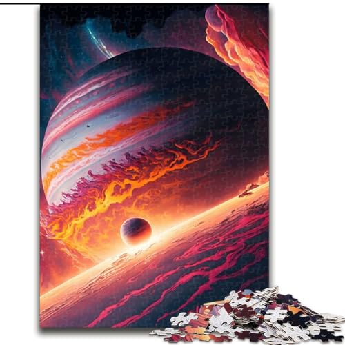 Puzzle 1000 Teile für Teenager, wunderschöne Galaxielandschaft, Spielzeug, intellektuelles Spiel, stärkt die Liebe zwischen Paaren, für Kinder ab 14 Jahren (Größe 50x75cm) von NBDSOYEWO
