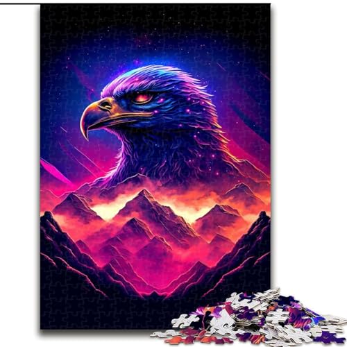 Puzzle 1000 Teile für Teenager Adler, für Kinder ab 14 Jahren, Lernspiel, Herausforderung, Spielzeug, Geschenk zum Geburtstag (Größe 50x75cm) von NBDSOYEWO