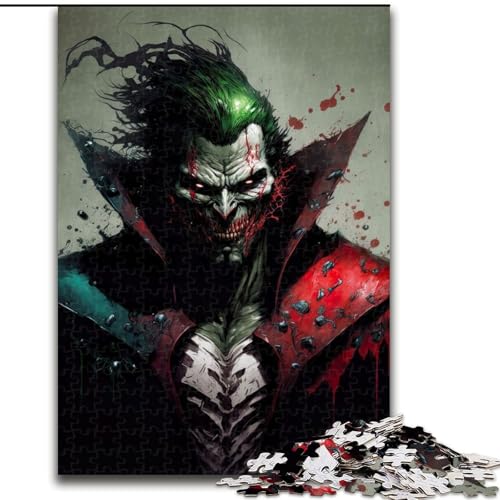 Puzzle 1000 Teile für Teenager Böser Killer, geeignet für Kinder ab 14 Jahren, Wohndeko-Angebot als Geschenk für die ganze Familie (Größe 26x38cm) von NBDSOYEWO