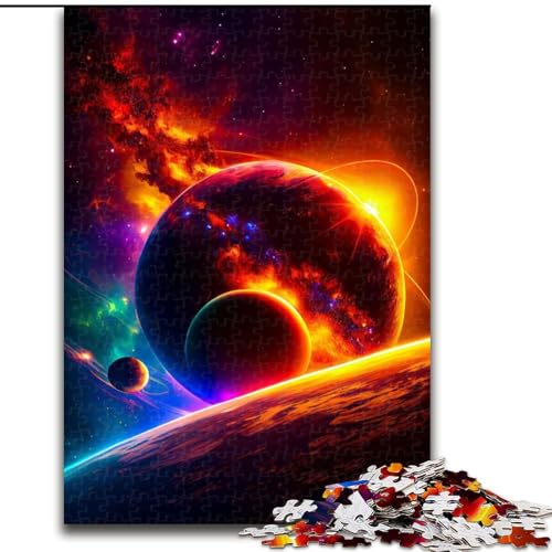 Puzzle 1000 Teile für Teenager Galaxy, für Kinder ab 14 Jahren, Lernspiel, Herausforderung, Spielzeug, Geschenk zum Geburtstag (Größe 50x75cm) von NBDSOYEWO