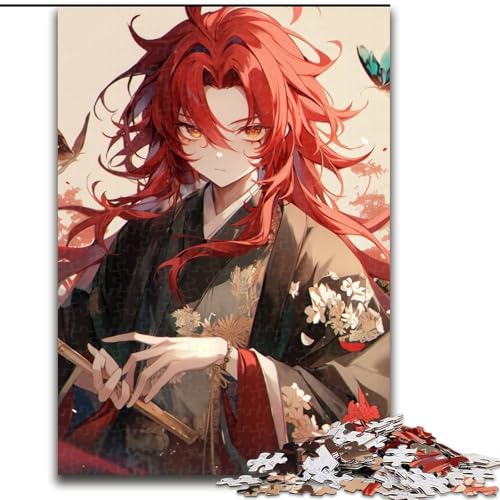 Puzzle 1000 Teile für Teenager-Geschenke, Anime-Junge, trainieren Sie Ihr Gehirn und Ihre Hände, einzigartige Geburtstags- und Geschenkideen für Kinder ab 14 Jahren (Größe 50x75cm) von NBDSOYEWO