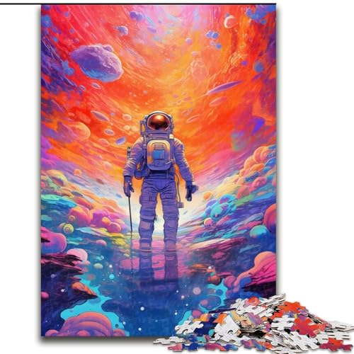 Puzzle 1000 Teile für Teenager Ich Bin im Weltraum, Spielzeug-Intellektuelles Spiel zur Förderung der Liebe zwischen Paaren, für Kinder ab 14 Jahren (Größe 26x38cm) von NBDSOYEWO