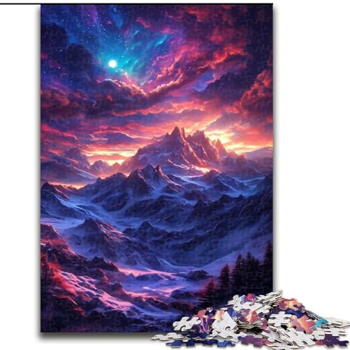 Puzzle 1000 Teile für Teenager Nordlichter, Spielzeug-Intellektuelles Spiel zur Stärkung der Liebe zwischen Paaren, für Kinder ab 14 Jahren (Größe 50x75cm) von NBDSOYEWO