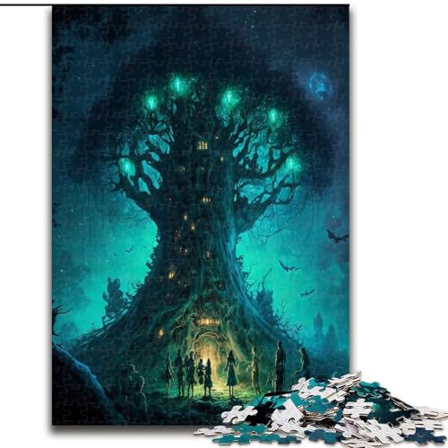 Puzzle 1000 Teile für Teenager Ruf des Weltenbaums, für Kinder ab 14 Jahren, Lernspiel, Herausforderung, Spielzeug, Geschenk zum Geburtstag (Größe 26x38cm) von NBDSOYEWO