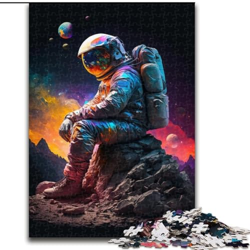 Puzzle für Erwachsene, 1000 Astronauten, aus Holz, für Jugendliche ab 14 Jahren, Heimdekoration, 50x75cm, als Geburtstags-, Urlaubs-, Weihnachts Puzzle für Erwachsene, 1000 Astronauten, aus Holz, für Jugendliche ab 14 Jahren, Heimdekoration, 50x75cm, als Geburtstags-, Urlaubs-, Weihnachts von NBDSOYEWO