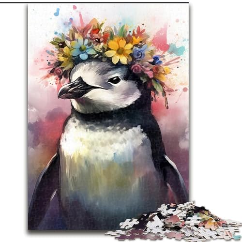 Puzzle für Erwachsene, 1000 Bunte Eisbärbaby-Puzzles, anspruchsvolles Denkspiel für Teenager, perfekt als Heimdekoration oder Geschenk (Größe: 26x38cm) von NBDSOYEWO