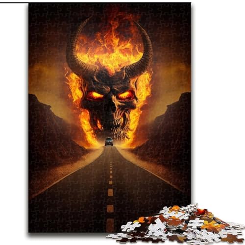 Puzzle für Erwachsene, 1000 Höllendämonen, anspruchsvolles Denkspiel für Teenager, perfekt als Heimdekoration oder Geschenk (Größe: 50x75cm) von NBDSOYEWO