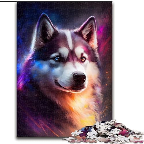 Puzzle für Erwachsene, 1000 Husky-Hunde, aus Holz, für Jugendliche ab 14 Jahren, Heimdekoration, 50x75cm, als Geburtstags-, Urlaubs-, Weihnachts Puzzle für Erwachsene, 1000 Husky-Hunde, aus Holz, für Jugendliche ab 14 Jahren, Heimdekoration, 50x75cm, als Geburtstags-, Urlaubs-, Weihnachts von NBDSOYEWO