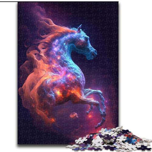 Puzzle für Erwachsene, 1000 Nebelpferde, aus Holz, für Jugendliche ab 14 Jahren, Heimdekoration, 50x75cm, als Geburtstags-, Urlaubs-, Weihnachts Puzzle für Erwachsene, 1000 Nebelpferde, aus Holz, für Jugendliche ab 14 Jahren, Heimdekoration, 50x75cm, als Geburtstags-, Urlaubs-, Weihnachts von NBDSOYEWO