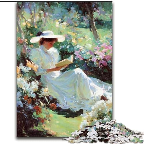 Puzzle für Erwachsene, 1000 Ölgemälde, Kunst, für und ab 14 Jahren, pädagogisches Lernspielzeug, Familienspiele, Geburtstagsgeschenk (Größe 26x38cm) von NBDSOYEWO