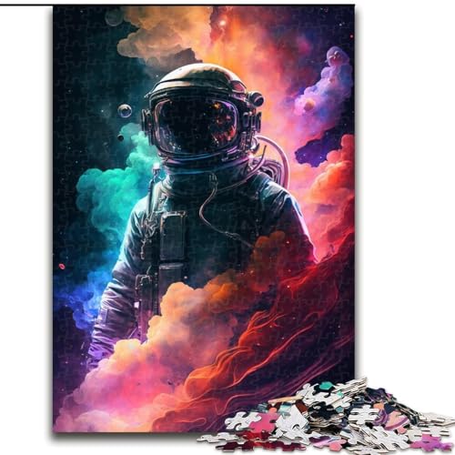Puzzle für Erwachsene, 1000 Teile, Astronaut, aus Holz, Kinder ab 14 Jahren, 50x75cm, für Teenager und Familienspaß Puzzle für Erwachsene, 1000 Teile, Astronaut, aus Holz, Kinder ab 14 Jahren, 50x75cm, für Teenager und Familienspaß von NBDSOYEWO