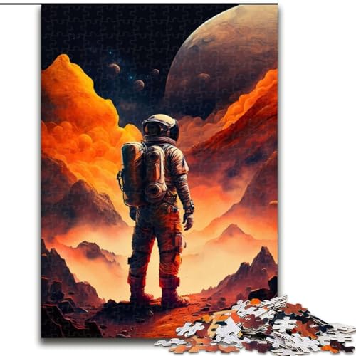 Puzzle für Erwachsene, 1000 Teile, Astronaut, aus Holz, Kinder ab 14 Jahren, 50x75cm, für Teenager und Familienspaß Puzzle für Erwachsene, 1000 Teile, Astronaut, aus Holz, Kinder ab 14 Jahren, 50x75cm, für Teenager und Familienspaß von NBDSOYEWO