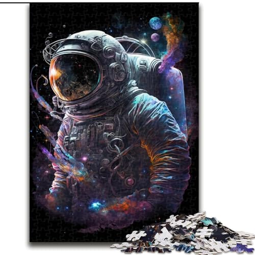Puzzle für Erwachsene, 1000 Teile, Astronaut, aus Holz, Kinder ab 14 Jahren, 50x75cm, für Teenager und Familienspaß Puzzle für Erwachsene, 1000 Teile, Astronaut, aus Holz, Kinder ab 14 Jahren, 50x75cm, für Teenager und Familienspaß von NBDSOYEWO