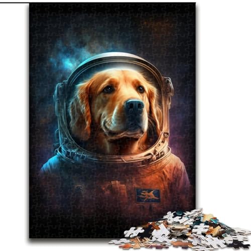 Puzzle für Erwachsene, 1000 Teile, Astronautenhund, aus Holz, für Jugendliche ab 14 Jahren, Heimdekoration, 50x75cm, als Geburtstags-, Urlaubs-, Weihnachts Puzzle für Erwachsene, 1000 Teile, Astronautenhund, aus Holz, für Jugendliche ab 14 Jahren, Heimdekoration, 50x75cm, als Geburtstags-, Urlaubs-, Weihnachts von NBDSOYEWO