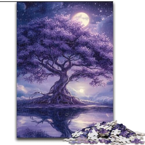 Puzzle für Erwachsene, 1000 Teile, Baum des Lebens, Dekomprimierendes intellektuelles Lernspielzeug, Geburtstagsgeschenk, Geschenke (Größe 50x75cm) von NBDSOYEWO