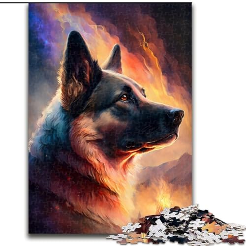 Puzzle für Erwachsene, 1000 Teile, Deutscher Schäferhund, aus Holz, Kinder ab 14 Jahren, 50x75cm, für Teenager und Familienspaß Puzzle für Erwachsene, 1000 Teile, Deutscher Schäferhund, aus Holz, Kinder ab 14 Jahren, 50x75cm, für Teenager und Familienspaß von NBDSOYEWO